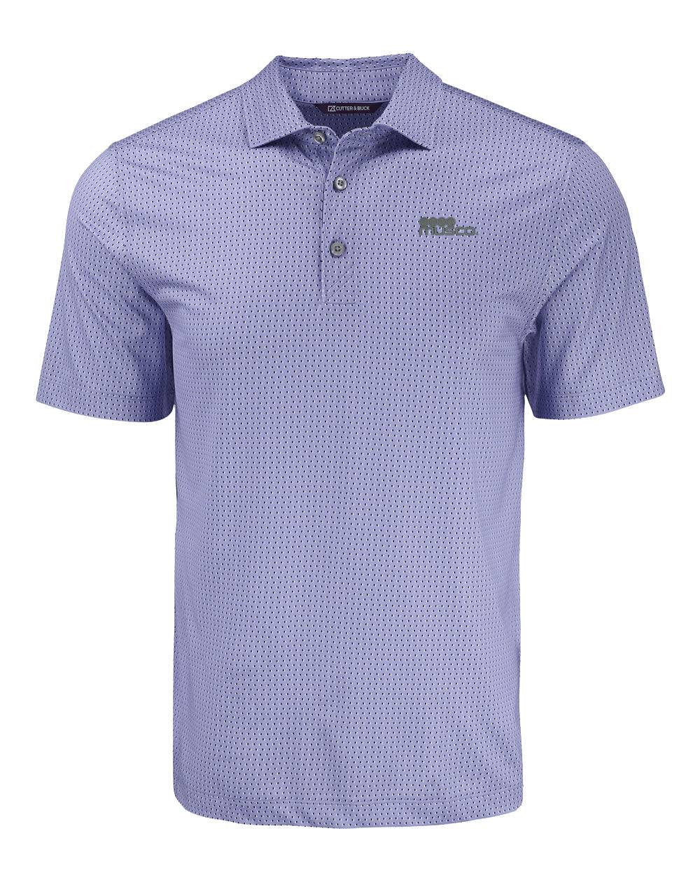 106 - Cutter & Buck Pike Recycled Check Print Polo - Regular