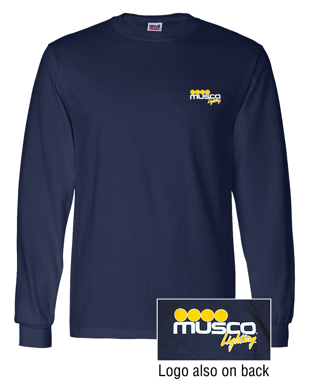 420 - Basic Long Sleeve T-shirt - Navy or Gray