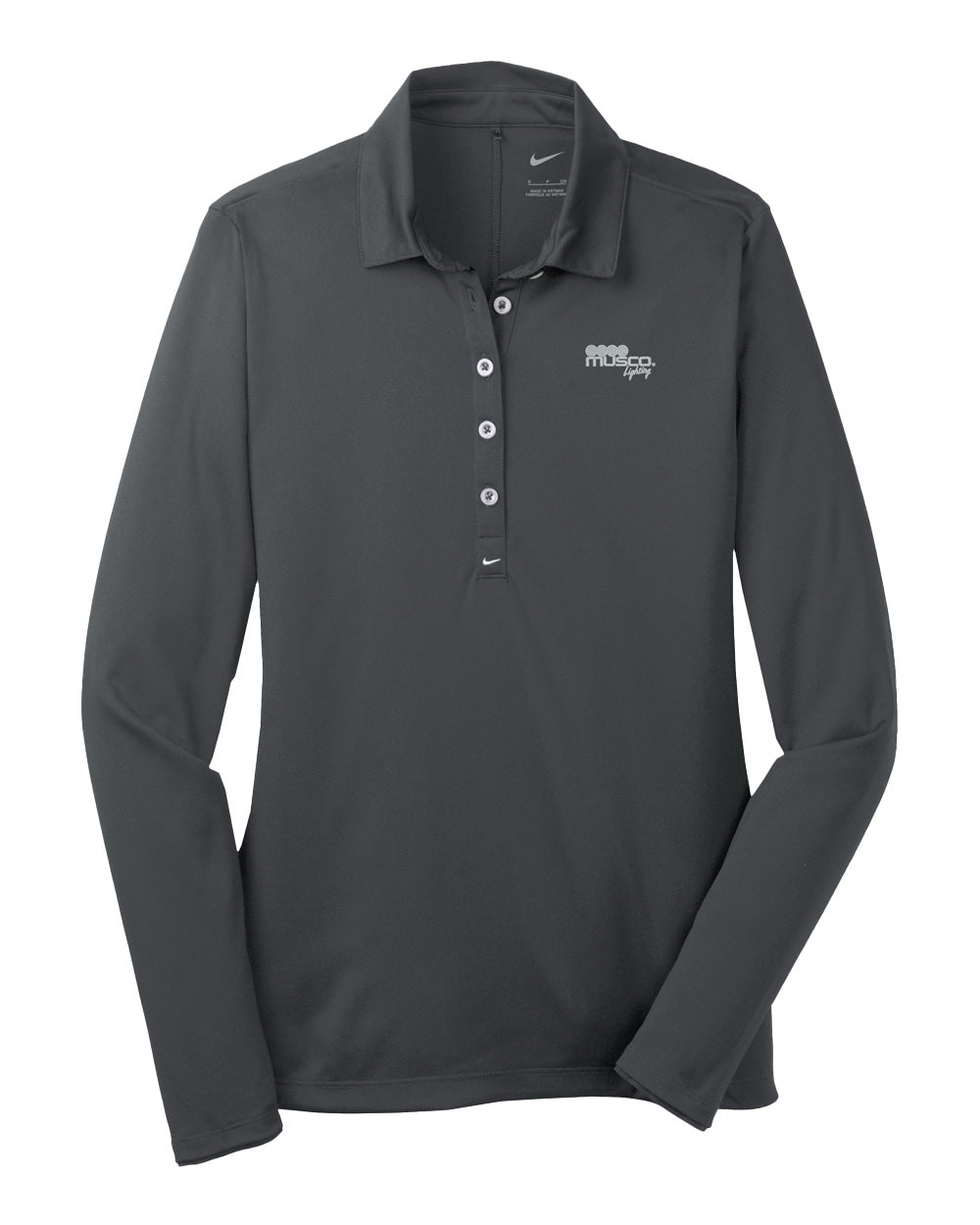 702 - Ladies Long Sleeve Dri-FIT Polo