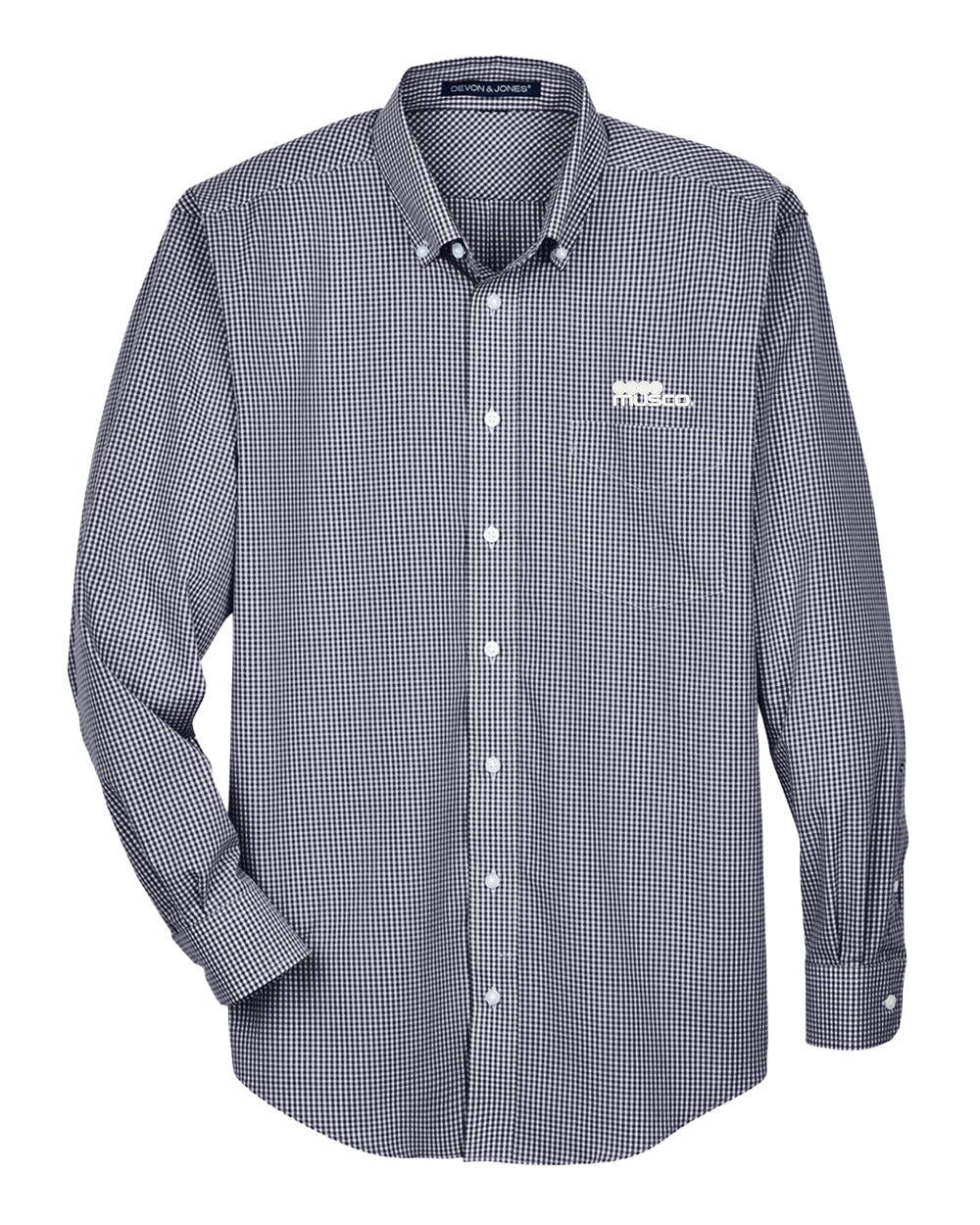209 - Gingham Check Woven Dress Shirt