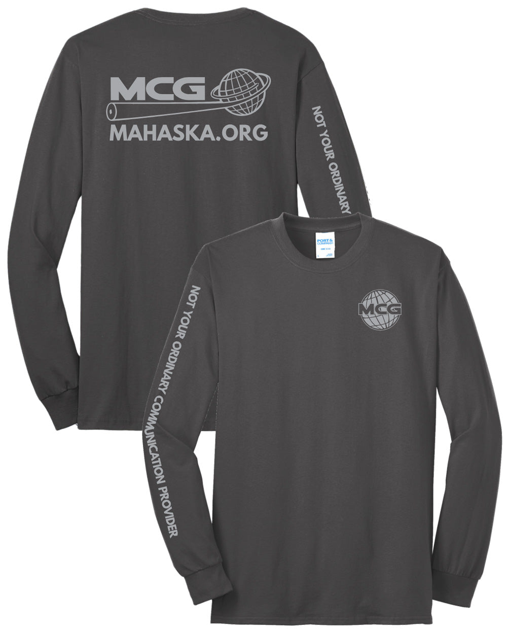 4007 - Long sleeve T-shirt - Charcoal