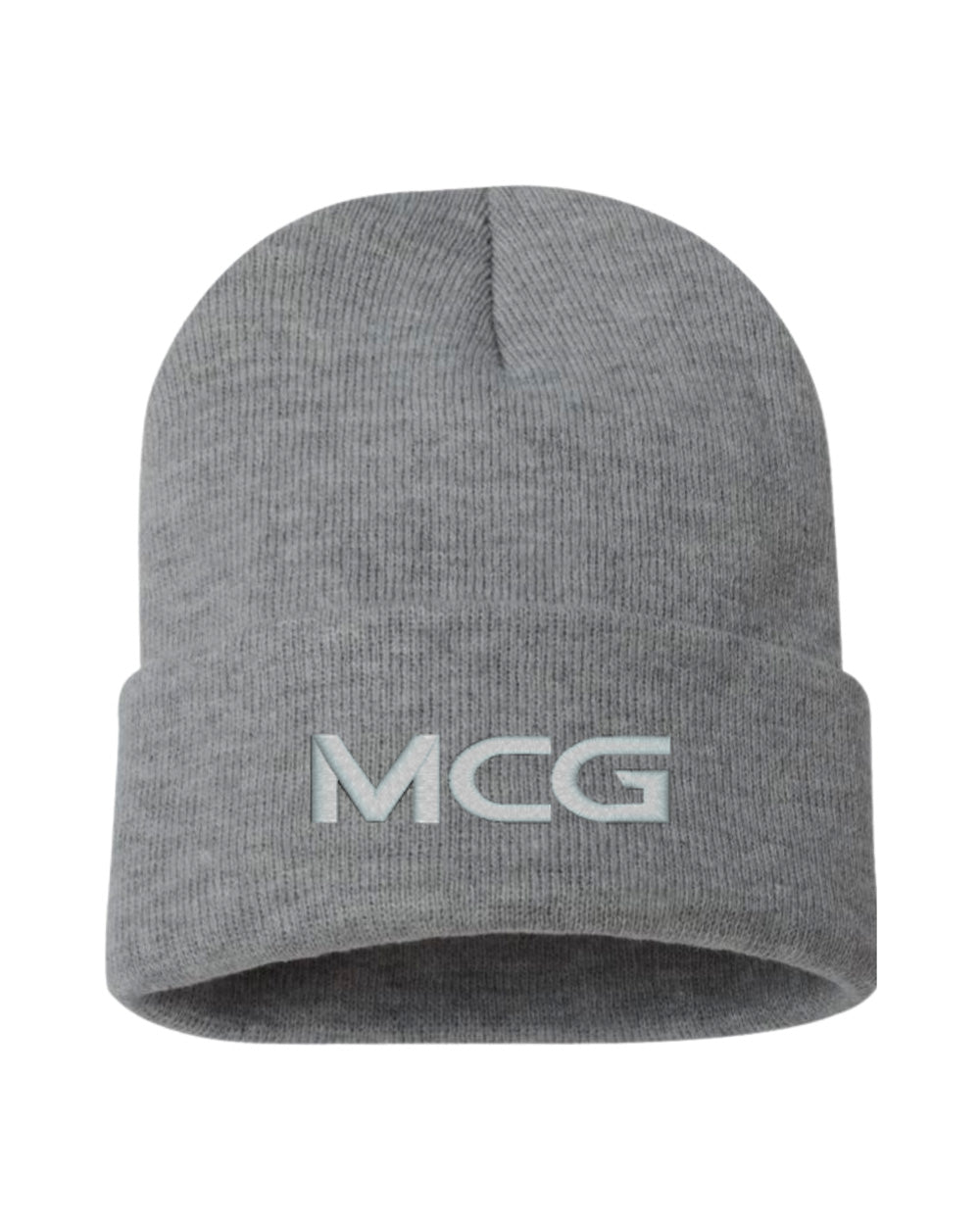 6007 - Solid Cuff Beanie Dark Heather Grey