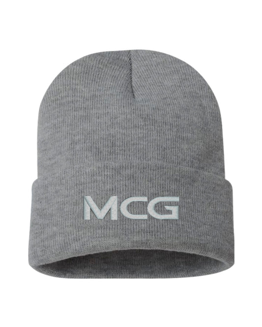 6007 - Solid Cuff Beanie Dark Heather Grey
