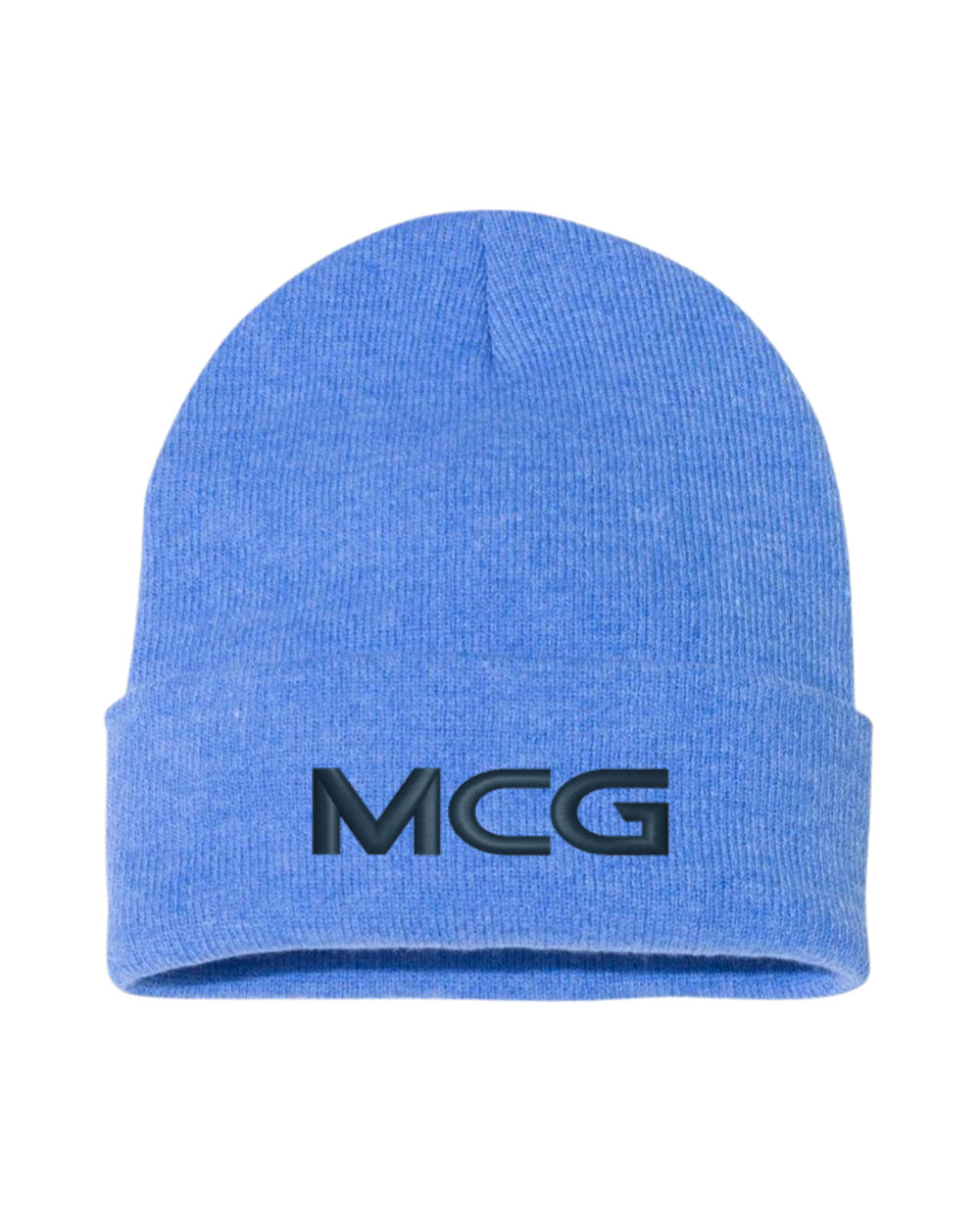 6008 - Solid Cuff Beanie Heather Royal